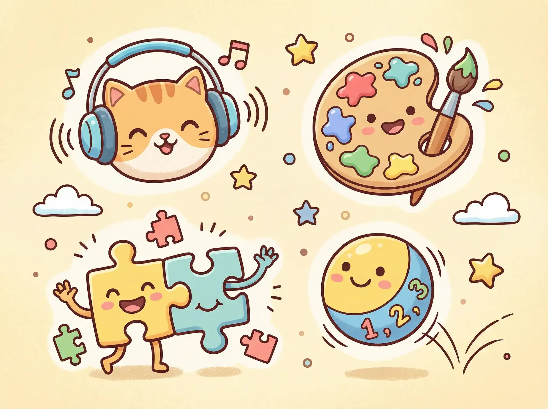 小朋友的手工作品 - 星号密码查看 益智创作